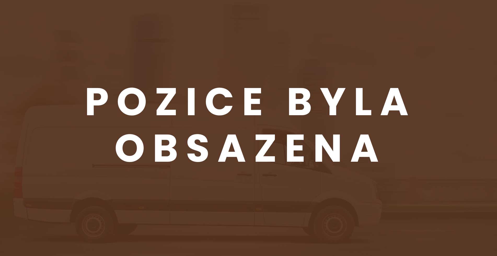 hledáme řidiče